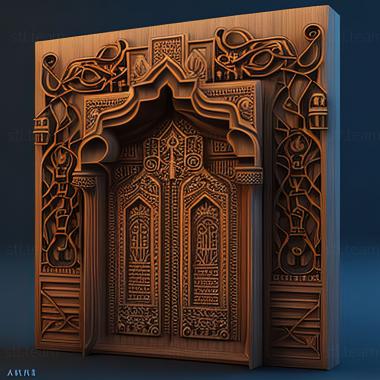 3D model Aron Hakodesh (STL)